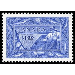 canada stamp 302 fisherman 1 1951 M XFNH 033