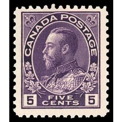 canada stamp 112 king george v 5 1922 M F VFNH 013