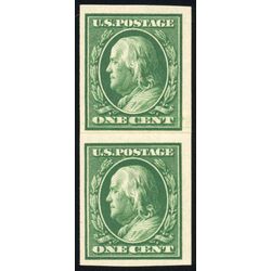 us stamp postage issues 383 franklin 1 1910 M 003