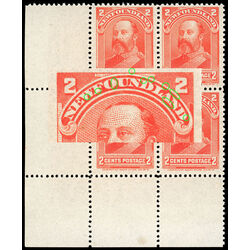 newfoundland stamp 82ii king edward vii 2 1898 CB LL 002