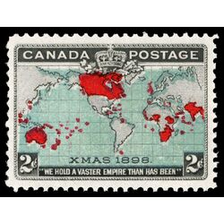 canada stamp 86b imperial penny postage christmas 2 1898 M VFNH 037