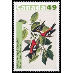 canada stamp 2037 white winged crossbill 49 2004