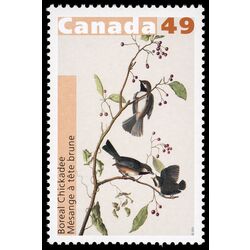 canada stamp 2039 boreal chickadee 49 2004