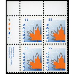 canada stamp 1684 maple leaf 55 1998 PB UL