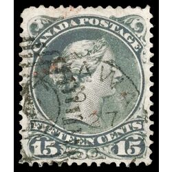 canada stamp 30i queen victoria 15 1868 U VF 004