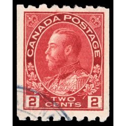 canada stamp 124 king george v 2 1913 U VF 038