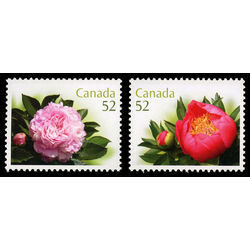 canada stamp 2260as peonies 2008