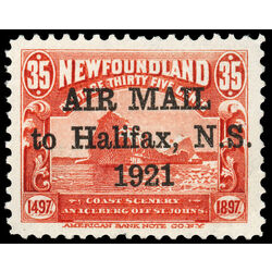 newfoundland stamp c3f iceberg 35 1921 M XF 005