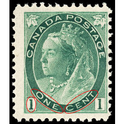 canada stamp 75iii queen victoria 1 1898 M FNH 003