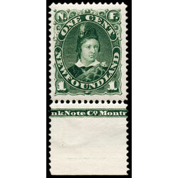 newfoundland stamp 44 edward prince of wales 1 1887 M VFNH 011