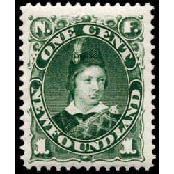 newfoundland stamp 44 edward prince of wales 1 1887 M VF 013