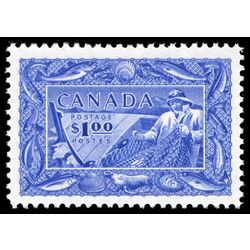 canada stamp 302 fisherman 1 1951 M XFNH 036