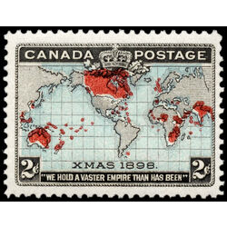 canada stamp 86 imperial penny postage christmas 2 1898 M VFNH 028