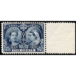 canada stamp 54 queen victoria diamond jubilee 5 1897 M F VFNH 056