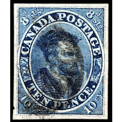 canada stamp 7 jacques cartier 10d 1855 U XF 064