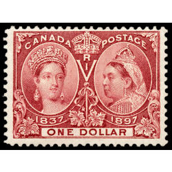 canada stamp 61 queen victoria diamond jubilee 1 1897 M F VF 104