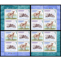 canada stamp 1689a wildlife definitives high values 2005 PB SET