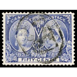 canada stamp 60 queen victoria diamond jubilee 50 1897 U VF 083