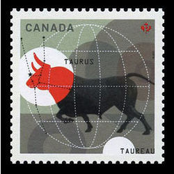 canada stamp 2445b taurus the bull 2011