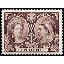 canada stamp 57 queen victoria diamond jubilee 10 1897 M VFNH 082