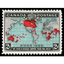 canada stamp 86b imperial penny postage christmas 2 1898 M VF 041