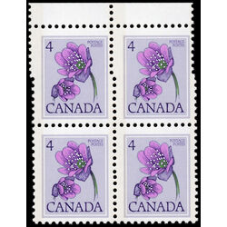 canada stamp 709 hepatica 4 1977 M NH 004