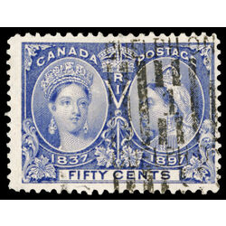 canada stamp 60 queen victoria diamond jubilee 50 1897 U F VF 085