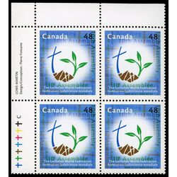 canada stamp 1992 logo of 10th assembly of the lwf 48 2003 PB UL