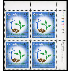 canada stamp 1992 logo of 10th assembly of the lwf 48 2003 PB UR