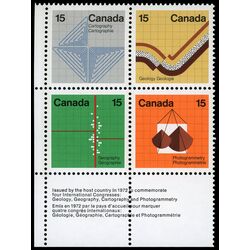 canada stamp 585b earth sciences 1972 CB LL