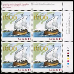 canada stamp 2155 champlain surveys the east coast 51 2006 PB UR