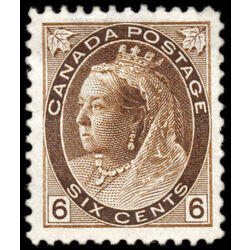 canada stamp 80 queen victoria 6 1898 M VFNG 037