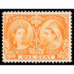 canada stamp 51 queen victoria diamond jubilee 1 1897 M F VFNH 044