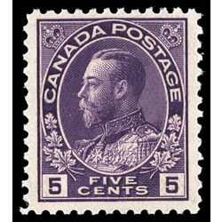 canada stamp 112 king george v 5 1922 M F VFNH 017