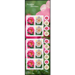 canada stamp 3489a peonies 2025