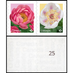 canada stamp 3487ai peonies 2 48 2025 M VFNH %2325