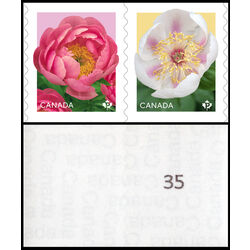 canada stamp 3487ai peonies 2 48 2025 M VFNH %2335