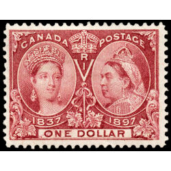 canada stamp 61 queen victoria diamond jubilee 1 1897 M VF 106