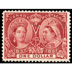 canada stamp 61 queen victoria diamond jubilee 1 1897 M VF 107