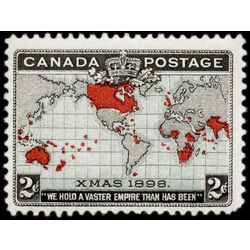 canada stamp 86 imperial penny postage christmas 2 1898 M F VFNH 030