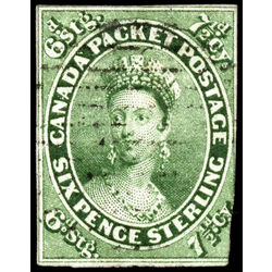 canada stamp 9 queen victoria 7 d 1857 U F 027