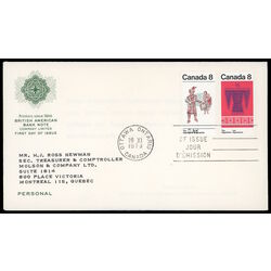 canada stamp 569a algonkian indians 1973 FDC PC 009