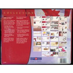 2001 collection canada official first day covers