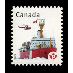 canada stamp 2499 flag on coast guard ship 2012