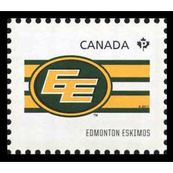 canada stamp 2558b edmonton eskimos 2012