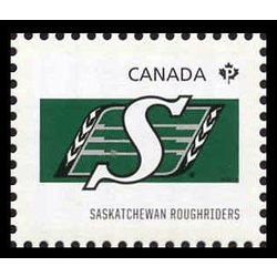 canada stamp 2558d saskatchewan roughriders 2012