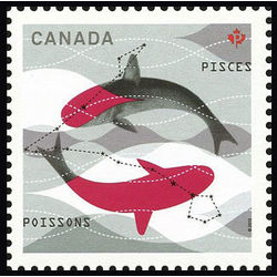 canada stamp 2447d pisces the fishes 2013