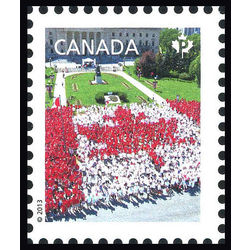 canada stamp 2611d living flag 2013