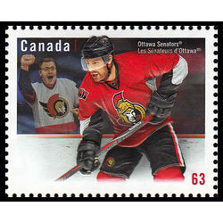 canada stamp 2669d ottawa senators 63 2013